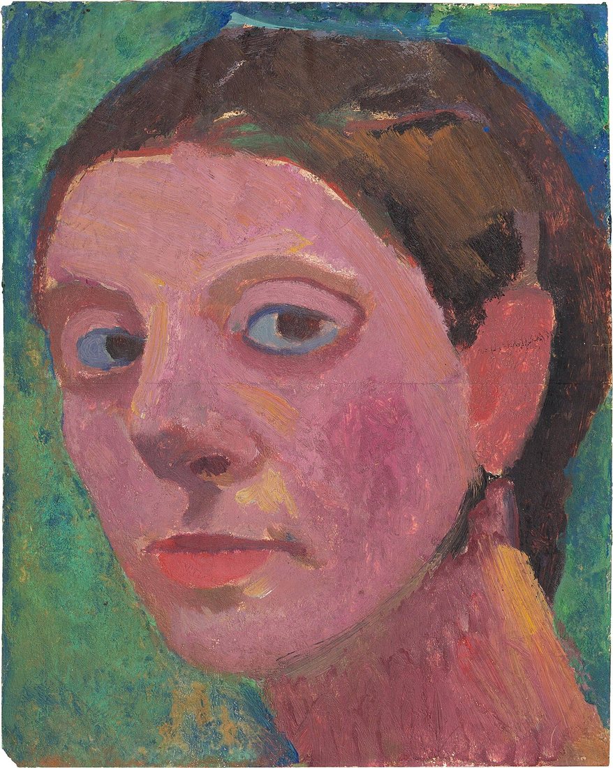 Self-Portrait Looking Slightly Left by Paula Modersohn-Becker