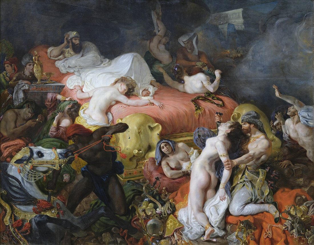 Death of Sardanapalus by Eugène Delacroix