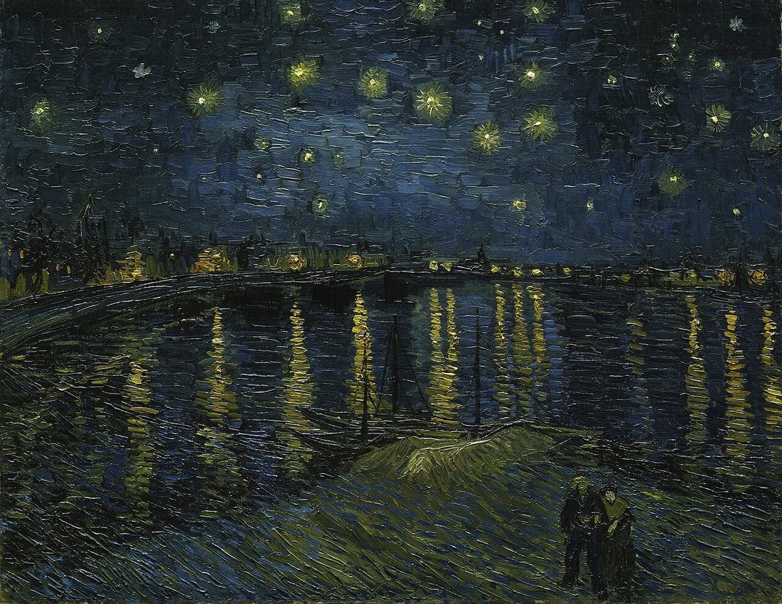 Starry Night Over the Rhone by Vincent van Gogh