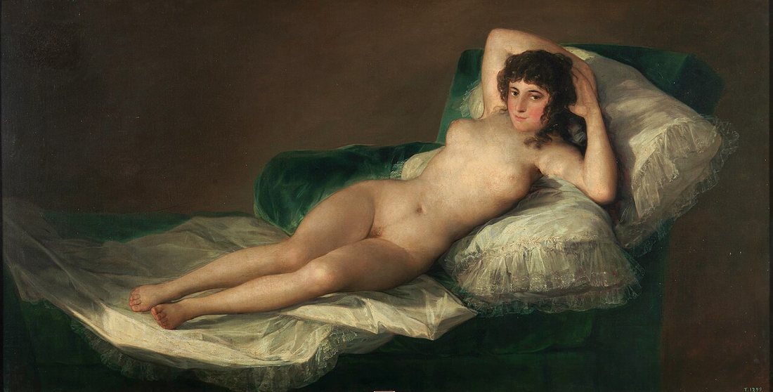 La Maja nue by Francisco Goya