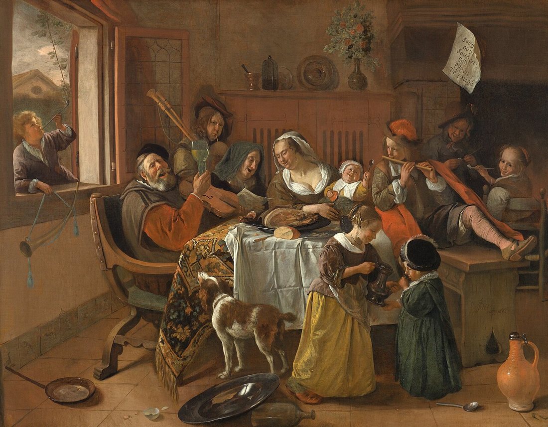 The Happy Family by Jan Steen
