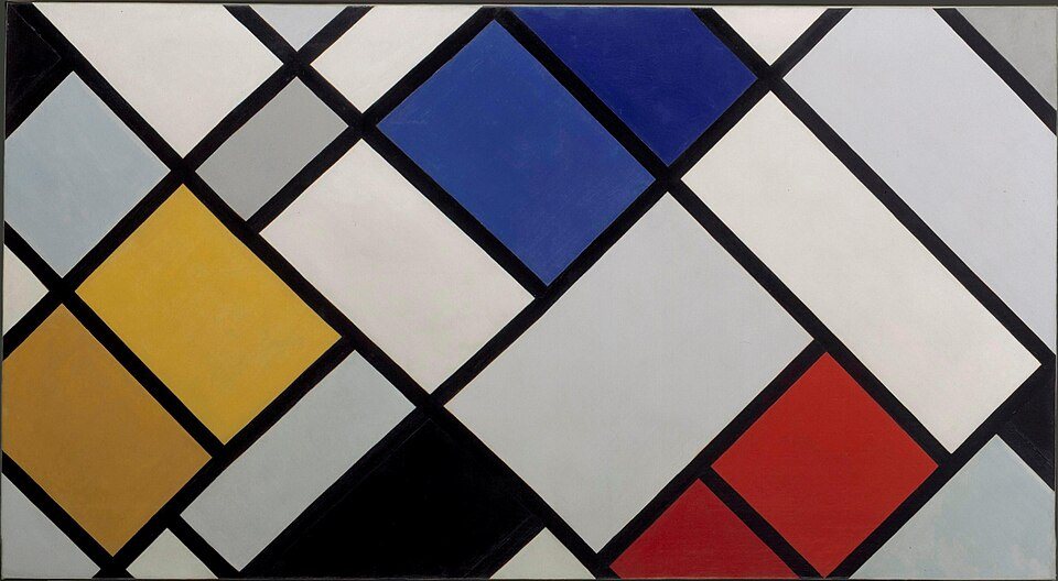Counter-Composition of Dissonances XVI by Theo van Doesburg