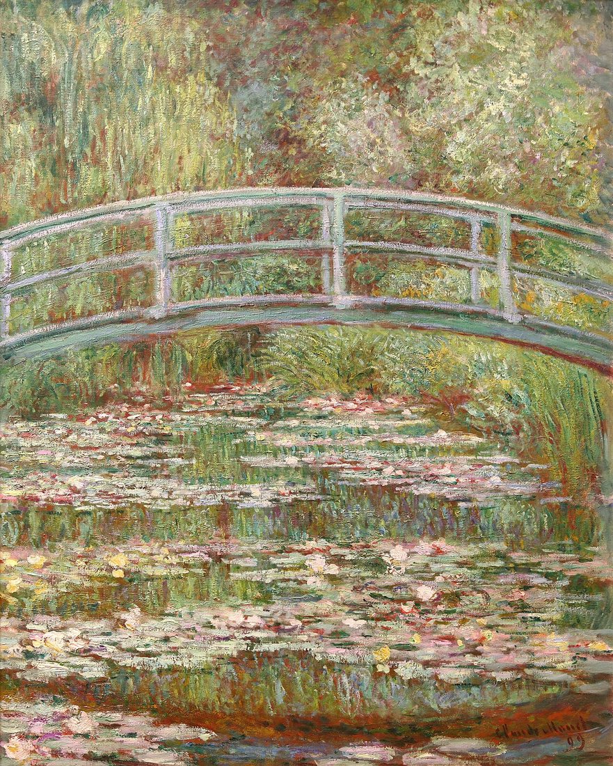 Bridge over a Pond of Water Lilies by Claude Monet