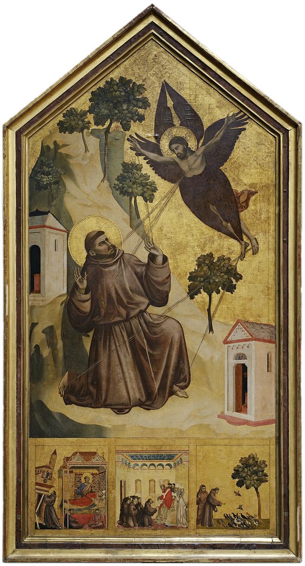St. Francis of Assisi Receiving the Stigmata by Giotto