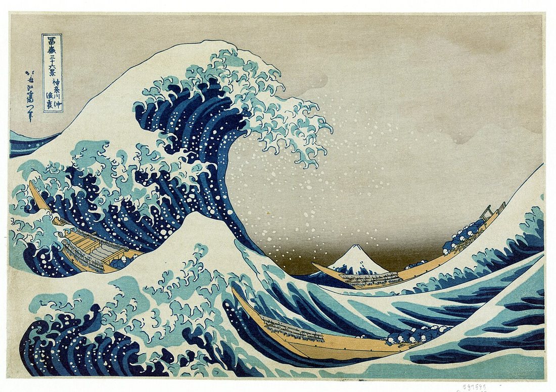 The Great Wave off Kanagawa by Hokusai