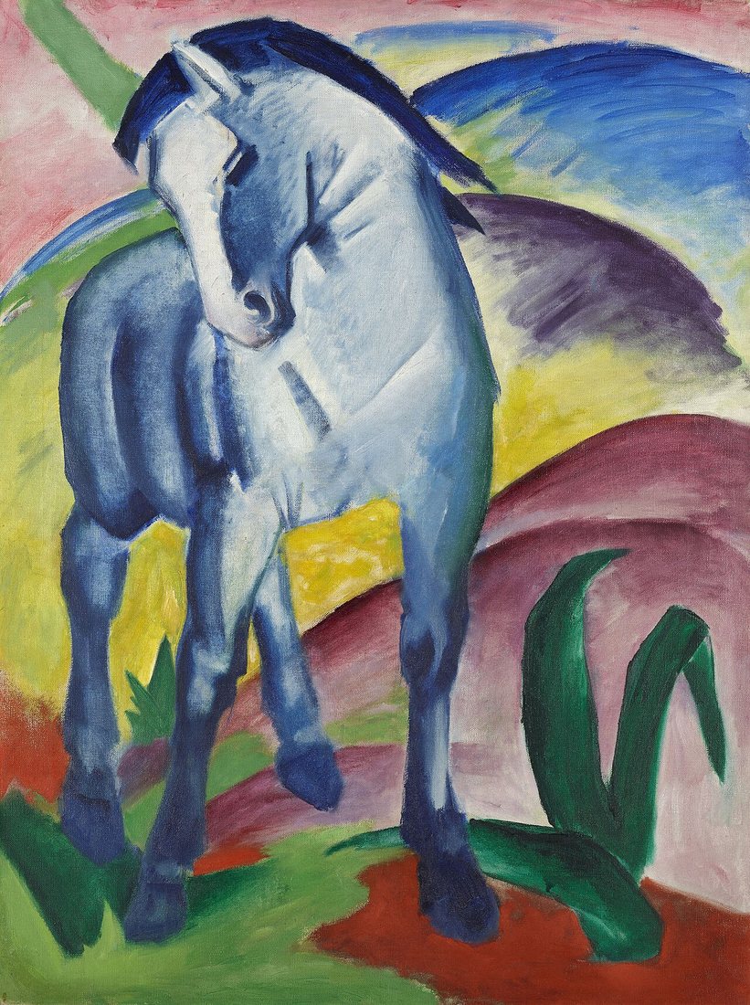 Blue Horse I by Franz Marc