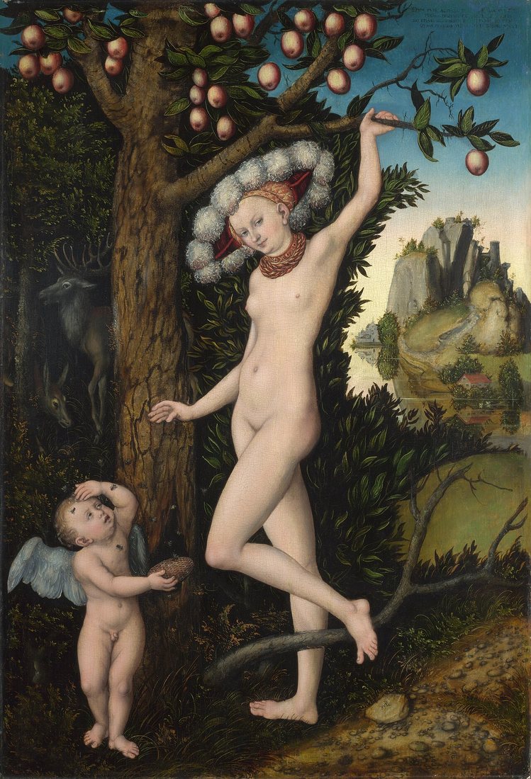Cupid Complaining to Venus by Lucas Cranach the Elder