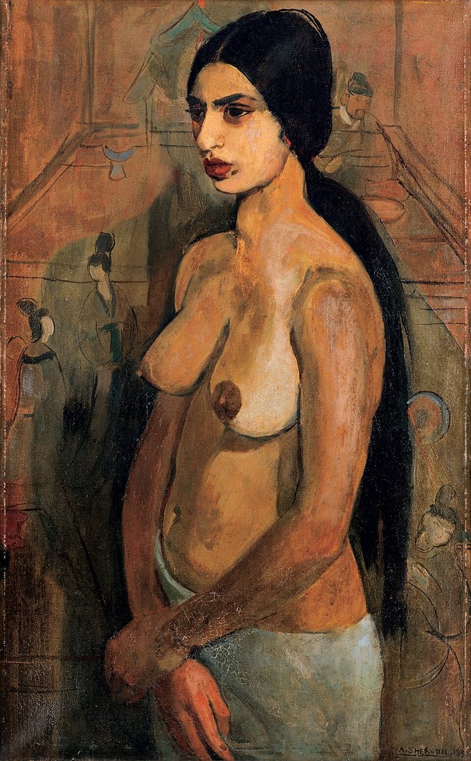 Self-Portrait as Tahitian by Amrita Sher-Gil