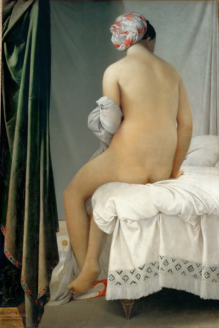The Valpinçon Bather by Jean-Auguste-Dominique Ingres