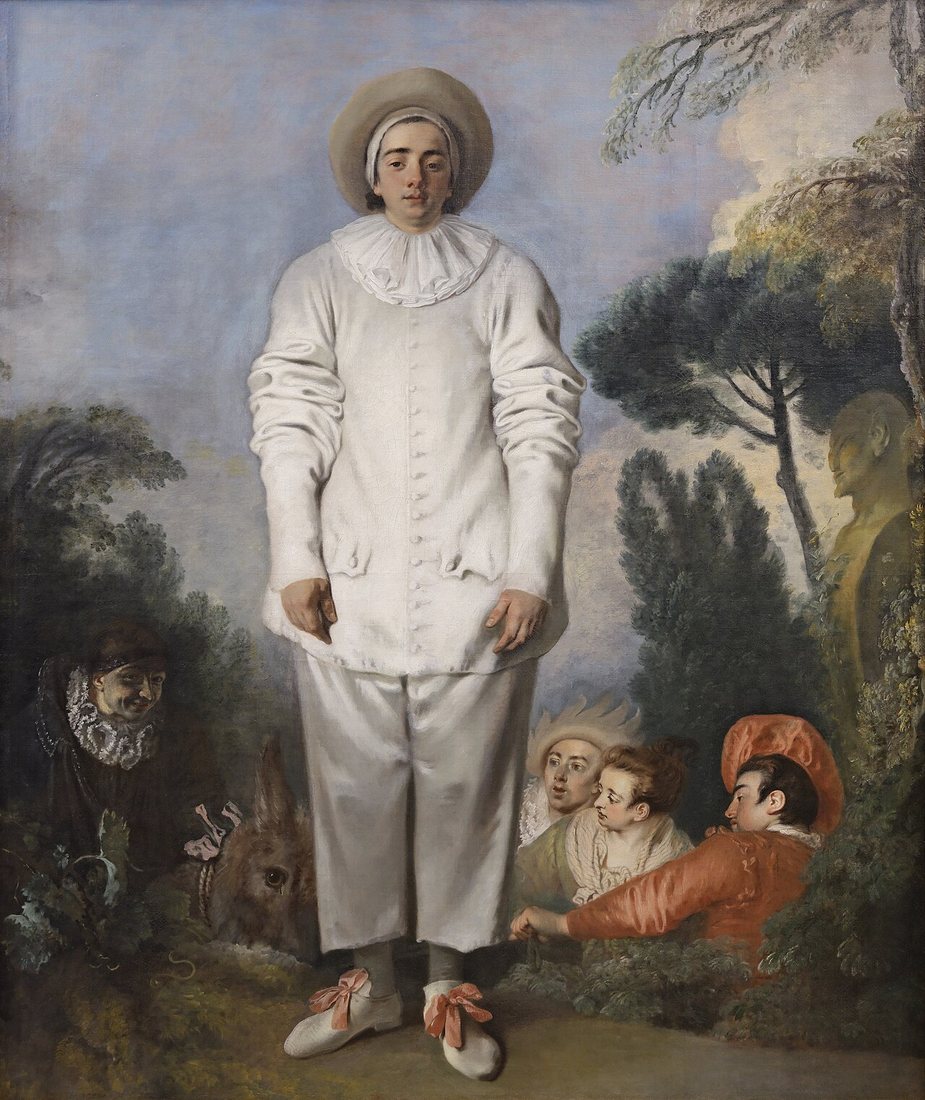 Pierrot by Antoine Watteau