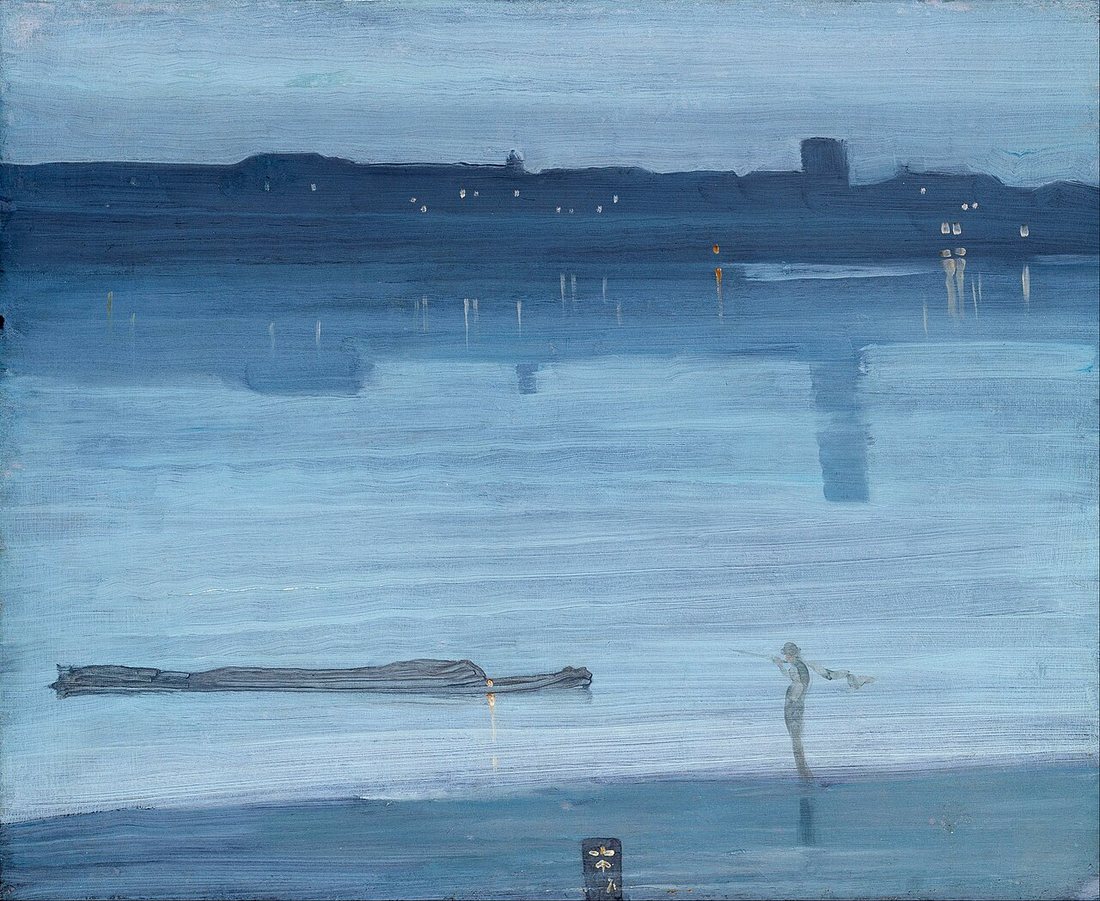 Nocturne: Blue and Silver – Chelsea by James McNeill Whistler