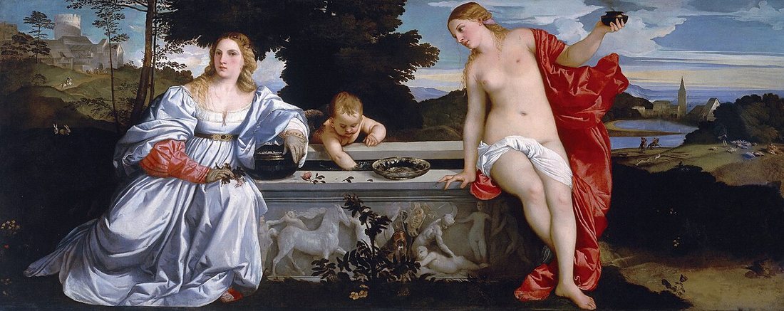 Sacred and Profane Love by Titian