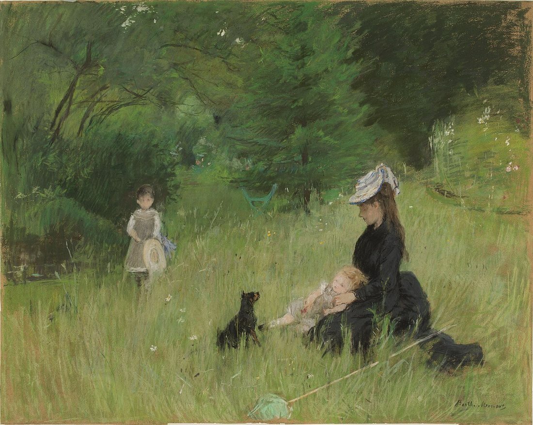 In a Park by Berthe Morisot