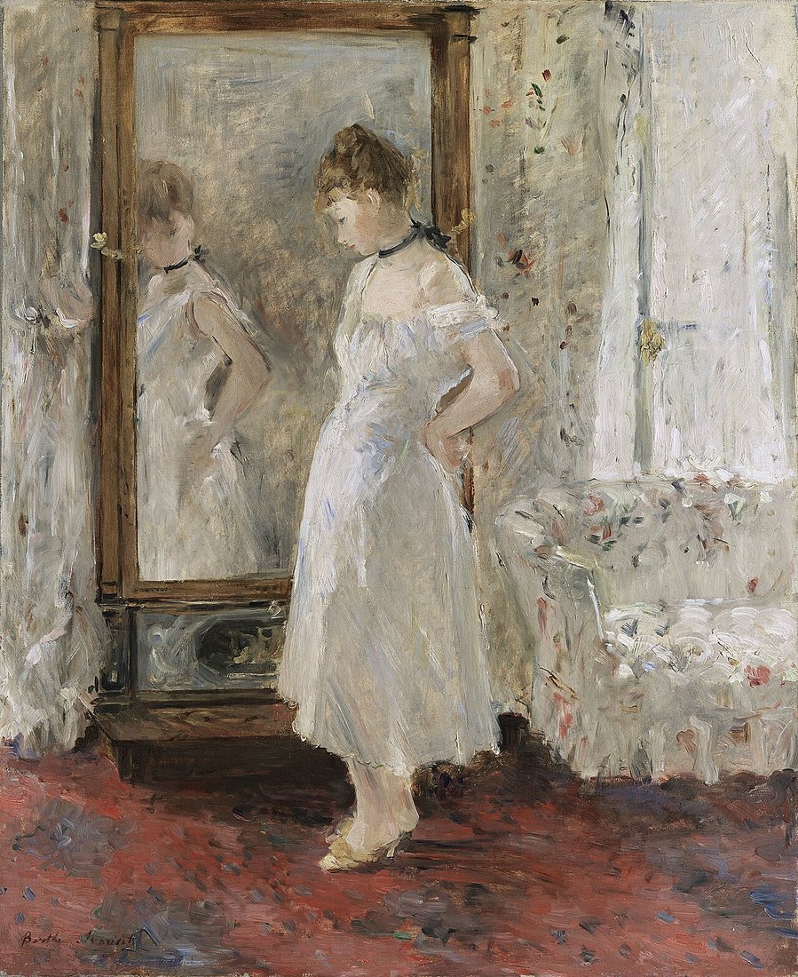 The Psyche mirror by Berthe Morisot